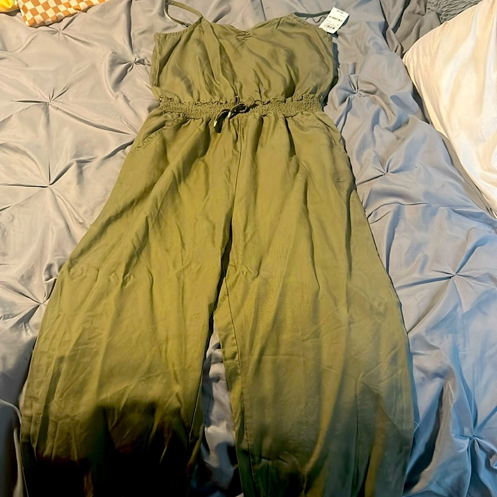 Olive Green Women's Jumpsuit